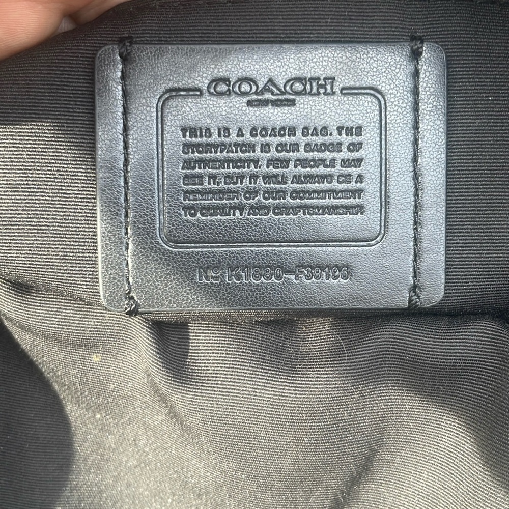 Fundraiser sale: Coach authentic backpack pebble leather gently used